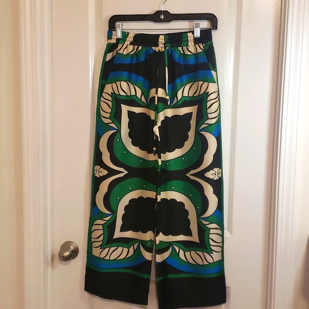 COPY I have 2 pairs one sold Zara Multi color drawstring pants Size Small NWT